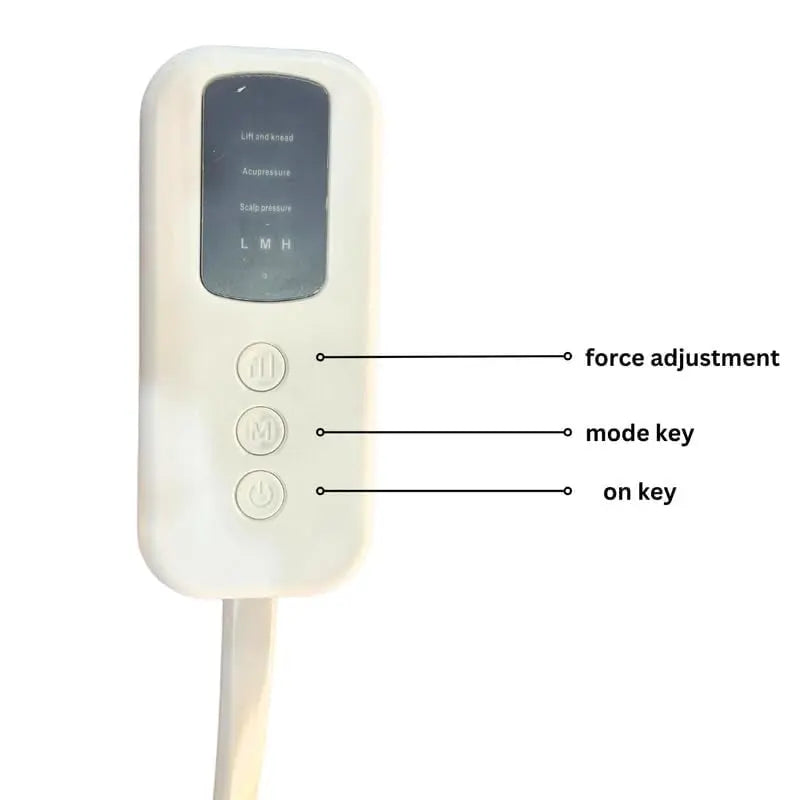 Air Pressure Head Massager| Scalp Massager Adjustable Air Compression & Heat Therapy - Souq Tanzeelat