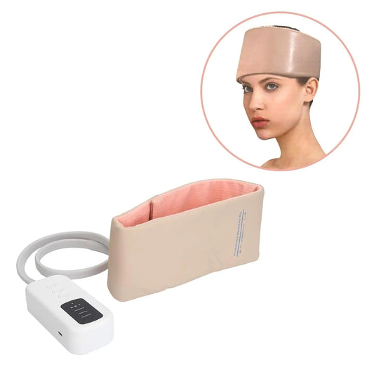 Air Pressure Head Massager| Scalp Massager Adjustable Air Compression & Heat Therapy - Souq Tanzeelat