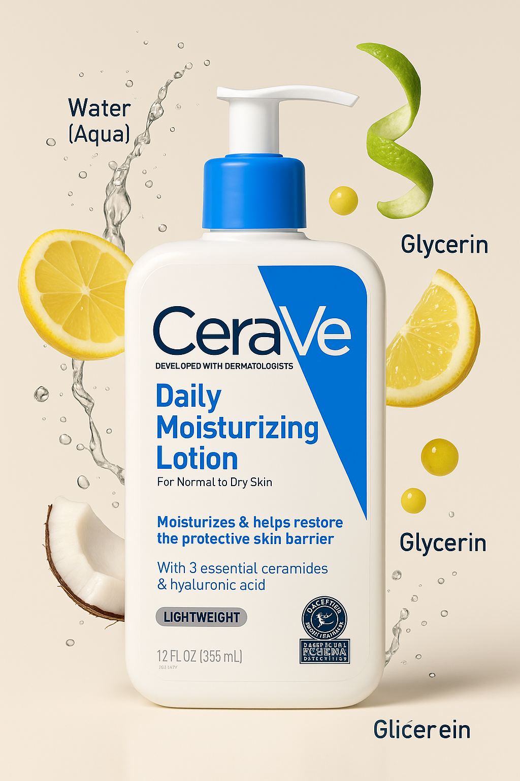 CeraVe Daily Moisturizing Lotion 355ml-UAE