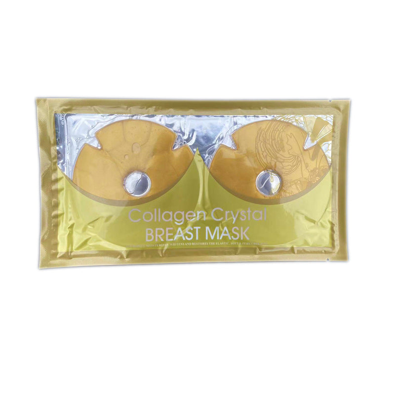 Collagen crystal breast mask packaging on a white background