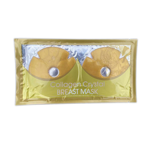 Collagen crystal breast mask packaging on a white background