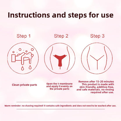 Instructions and steps for use with icons and text on a pink background