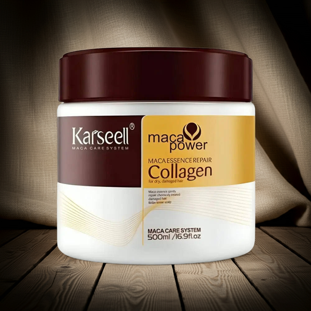 Karseell Collagen Hair Treatment Deep Repair Conditioning Argan Oil CollagenHair Mask Essence-All Hair Types 500ml