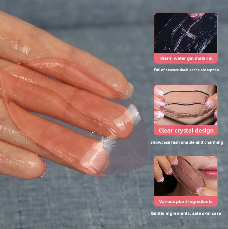 Hydrating Collagen Lip Mask – Deep Moisture & Smooth Lips Care (Gold / Silver Glitter / White / Pink