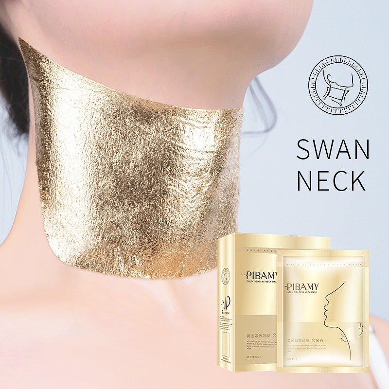 Gold Neck Mask for Anti-Aging and Hydration