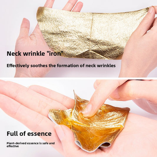 Gold Neck Mask for Anti-Aging and Hydration