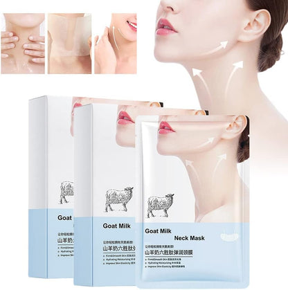 Goat Milk Hydrating Neck Mask – Wrinkle-Free Glow 1 Pc luxury Korean skincare packaging