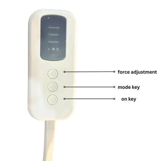 Air Pressure Head Massager| Scalp Massager Adjustable Air Compression & Heat Therapy - Souq Tanzeelat