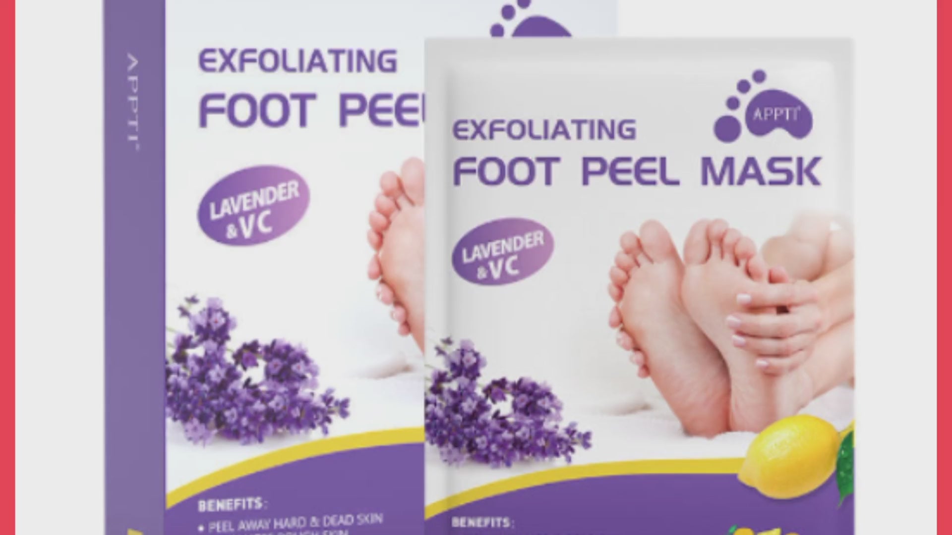 Lavender Exfoliating Foot Mask